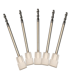 Disesuaikan 58 derajat 2-flute Tungsten Carbide End Mill CNC Tool