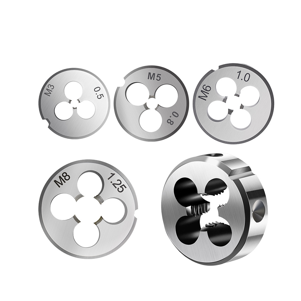 M2-M52 Multi-Spesifikasi Manual Thread Metric Round Dies